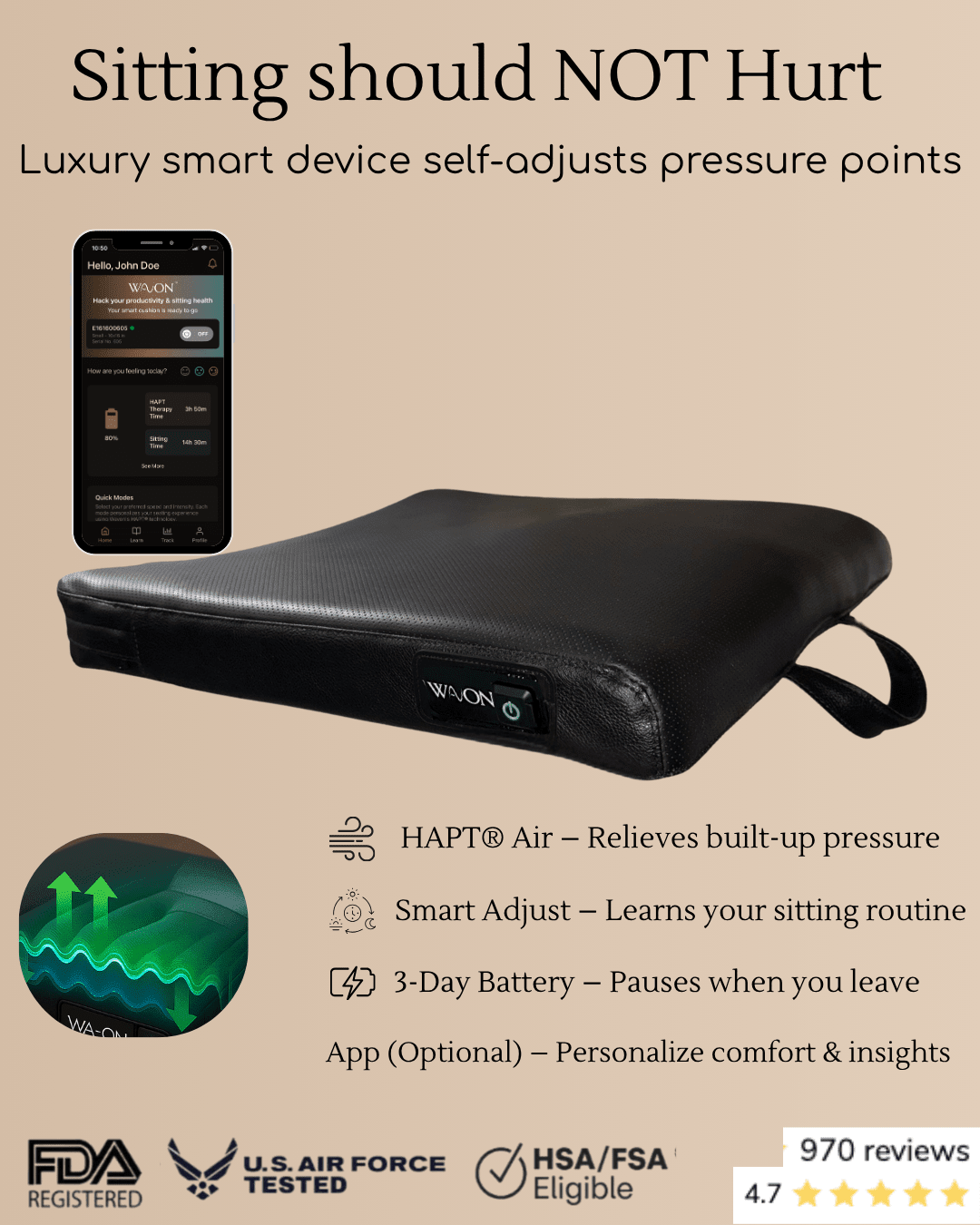 Why Sitting Should Feel Better: How Wavon Enhances Everyday Comfort - Wavon
